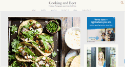 Desktop Screenshot of cookingandbeer.com